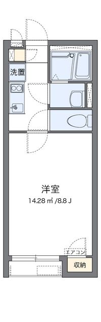 クレイノさんふらわー緑ケ丘 間取り図