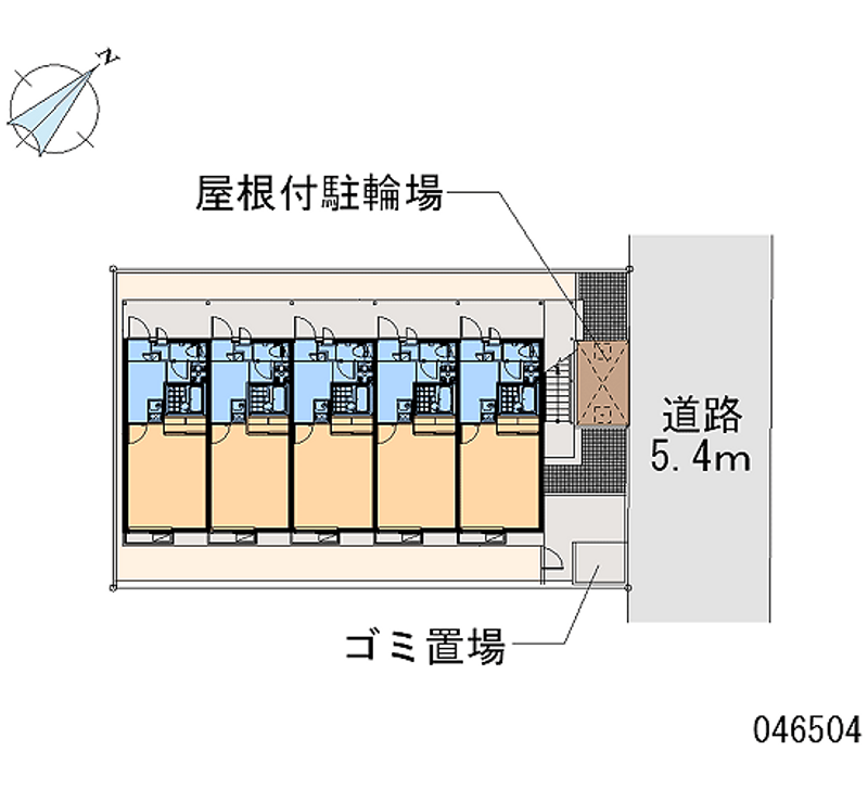 レオパレスやちよ 区画図