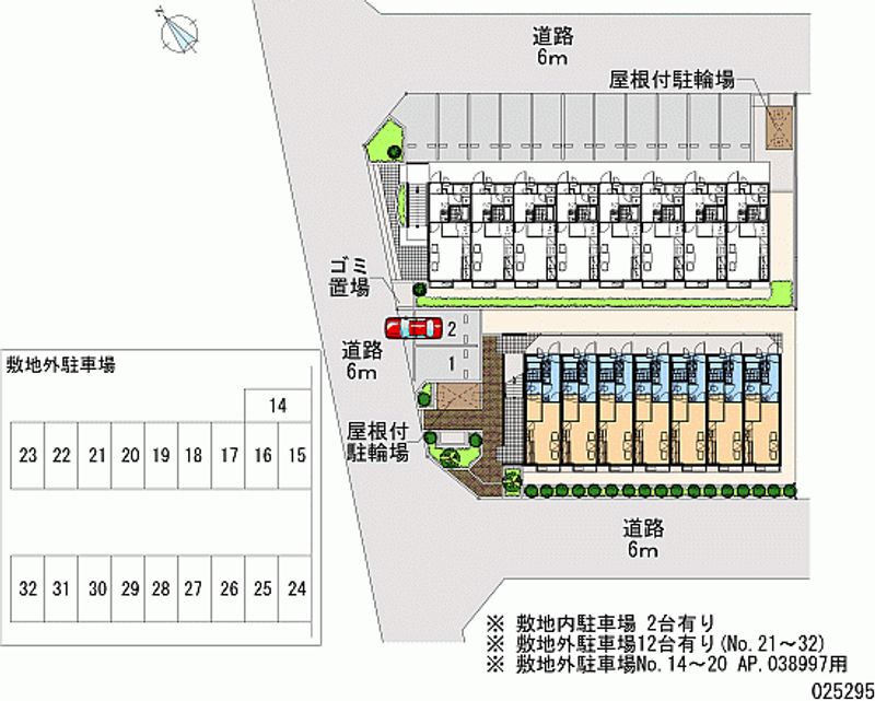 25295 Monthly parking lot