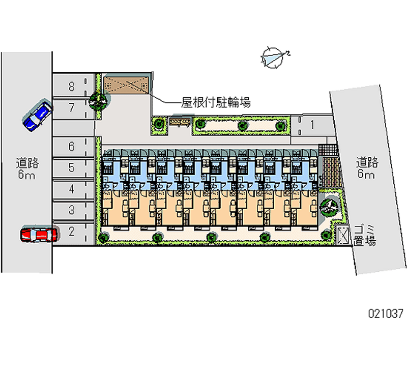 21037 Monthly parking lot