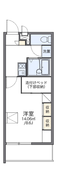 レオパレスヴィラ　レオンチーナ 間取り図