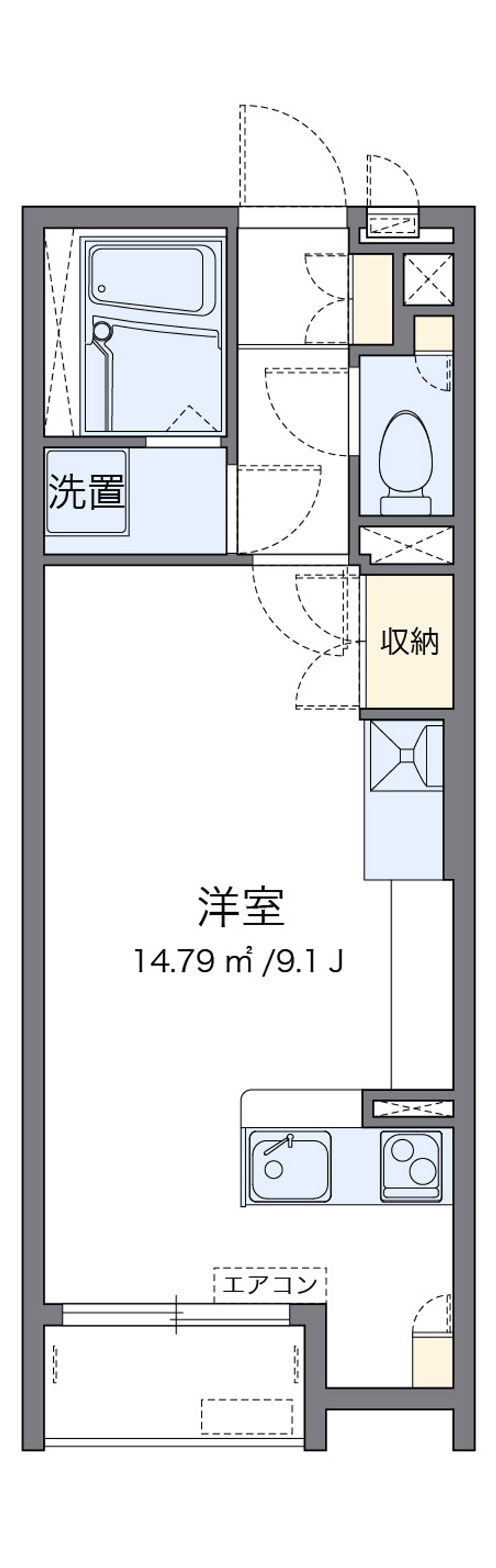 レオネクストリッツ美園 間取り
