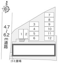 レオパレスパラシオ 駐車場