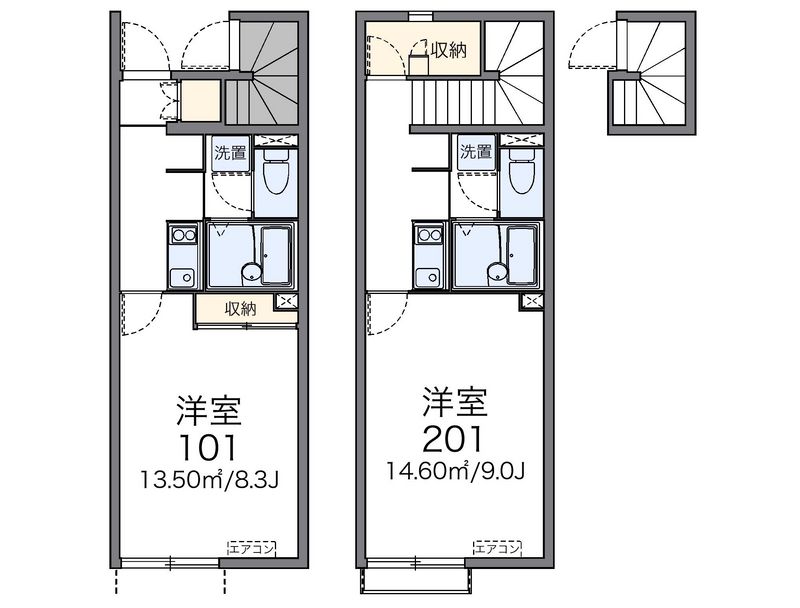 レオネクストＭ＆Ｋ 間取図