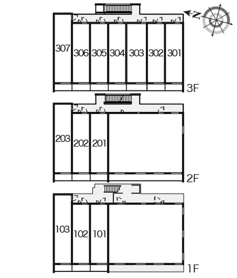 クレイノエスタシオン 間取り配置図