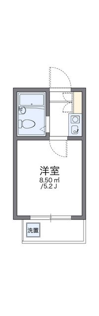 レオパレス西六郷 間取り図