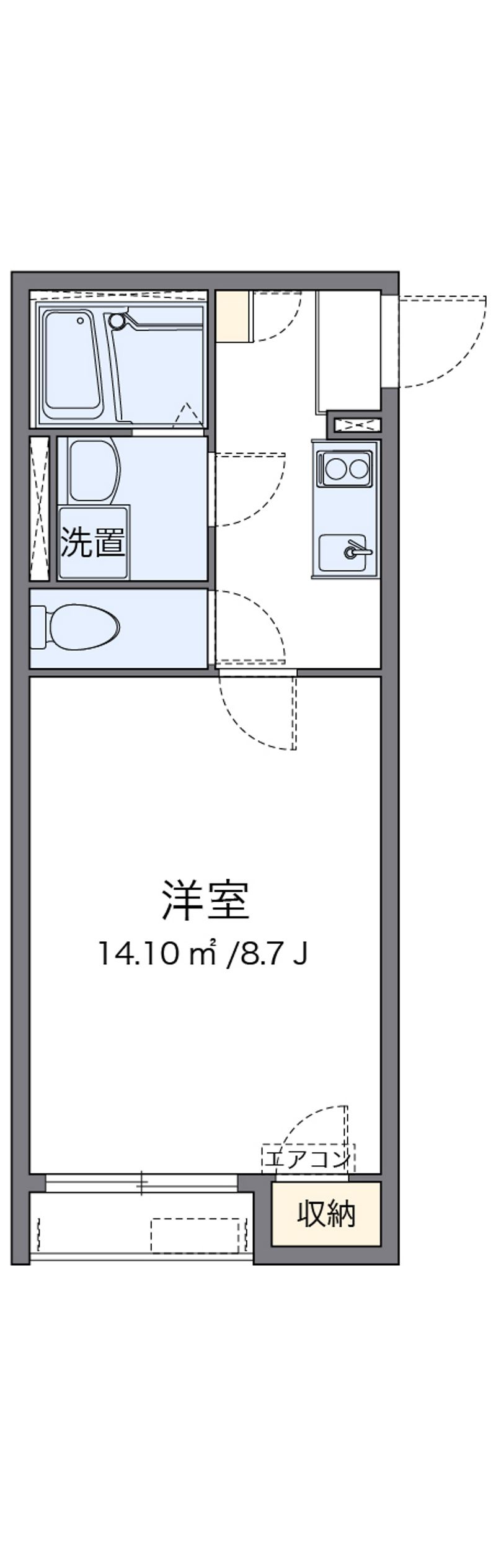 クレイノケンズ　フォレスト 間取図