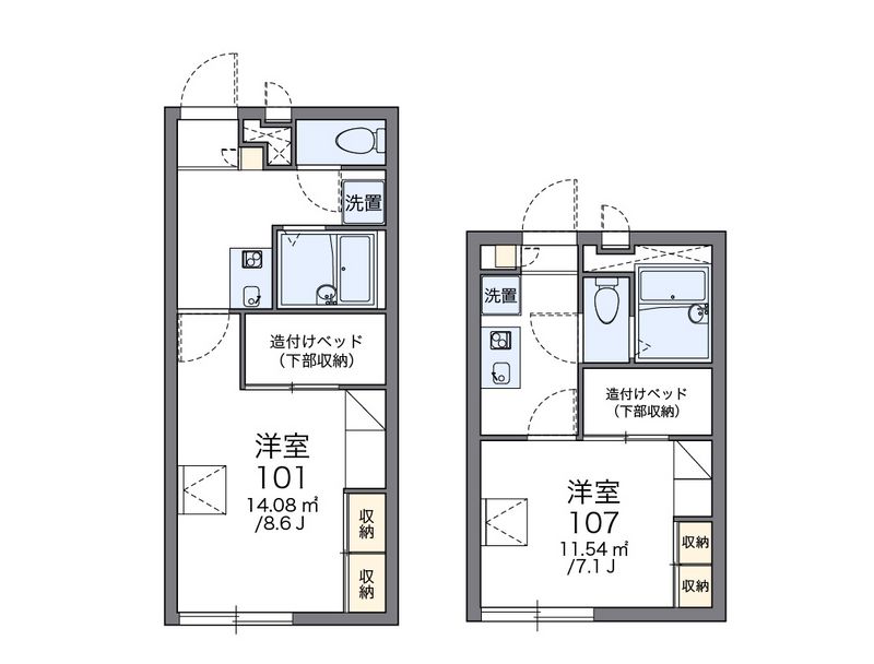 レオパレスＩ　ｄｒｅａｍ 間取図