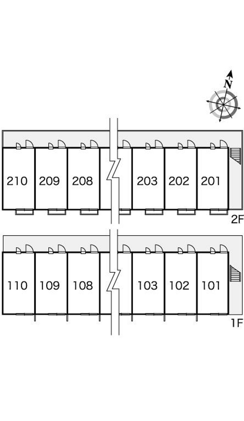 レオパレスＡＲＴＨＯＬＩＣ 間取配置図