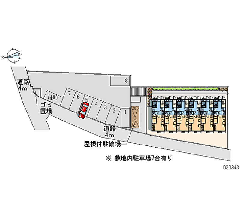 レオパレスＷＩＬＬ南郡山 月極駐車場