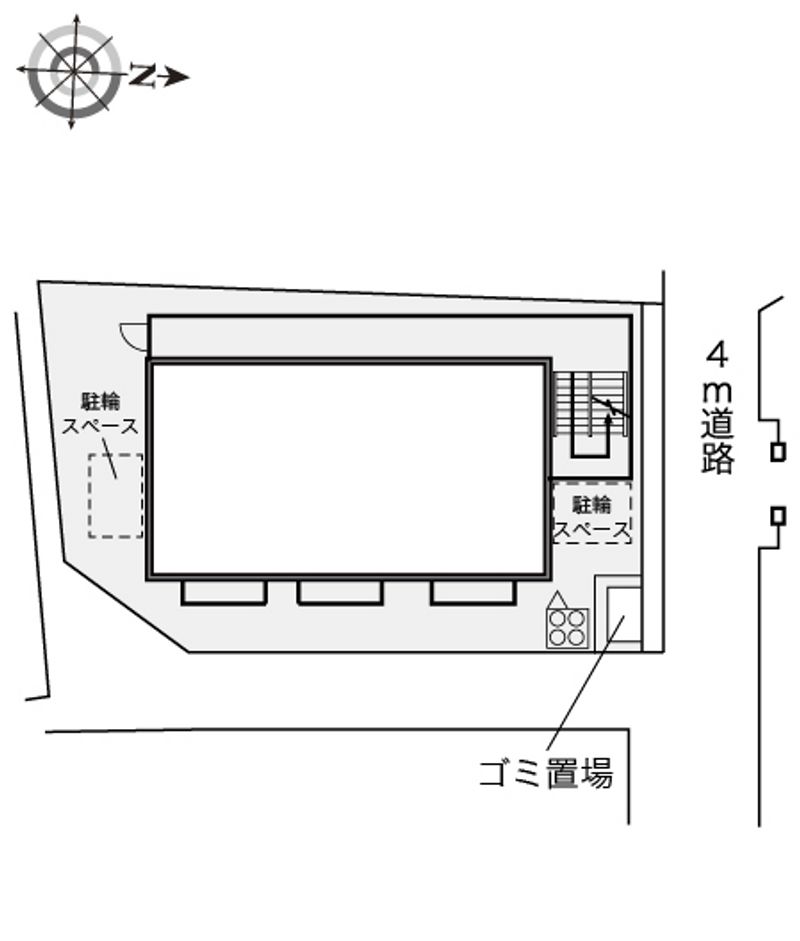 レオパレス植田 配置図