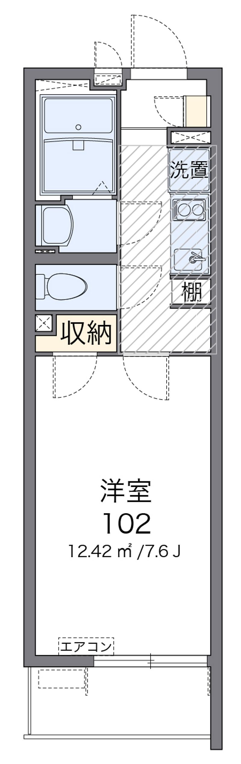 クレイノドエル　大久保Ｂ 間取り