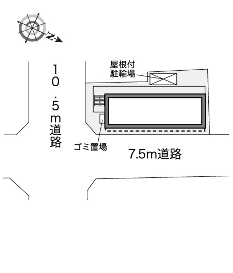レオパレスＨＯＰＥ京坪 配置図