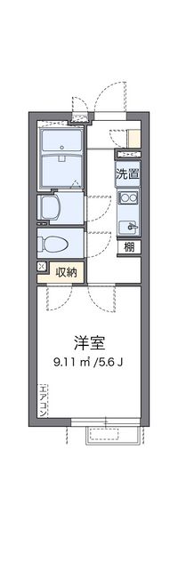 クレイノ西調布 間取り図