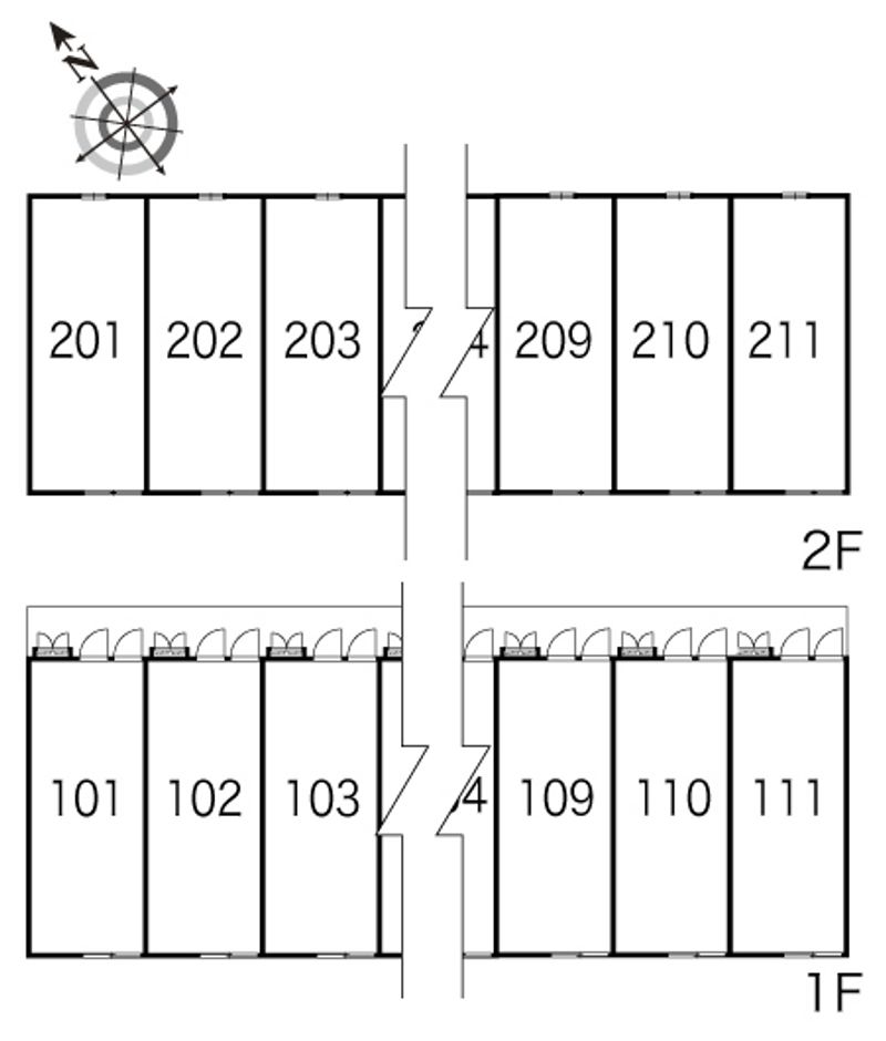 レオパレスＡｏｉ 間取配置図