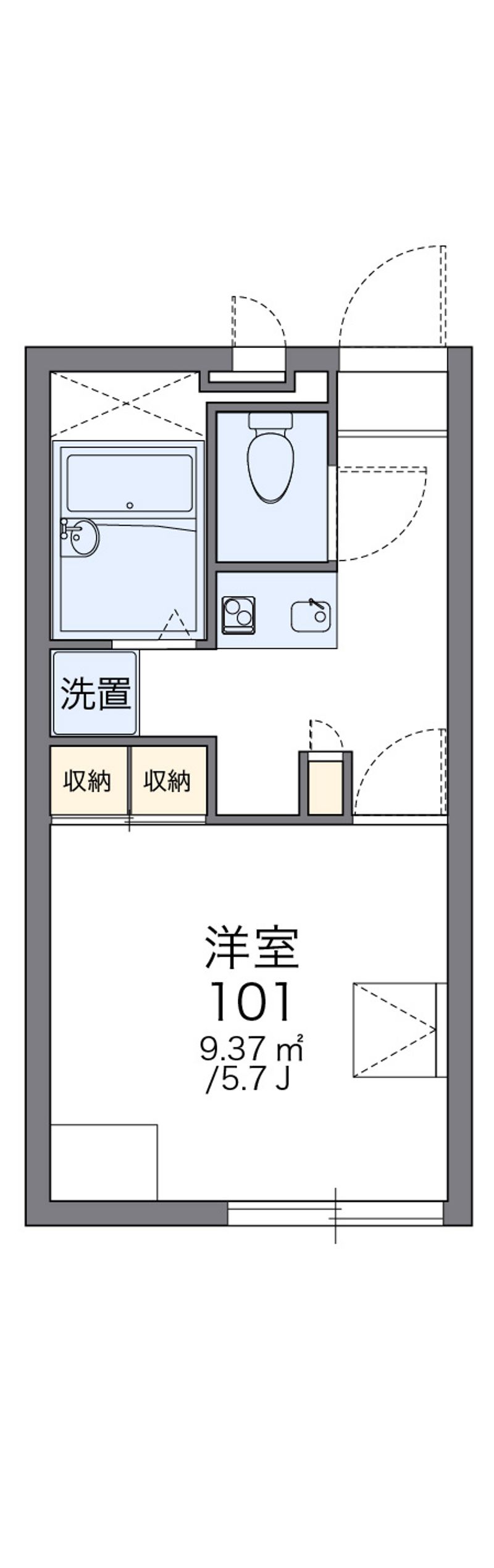 レオパレスＦ＆Ｔ　Ⅱ 間取図