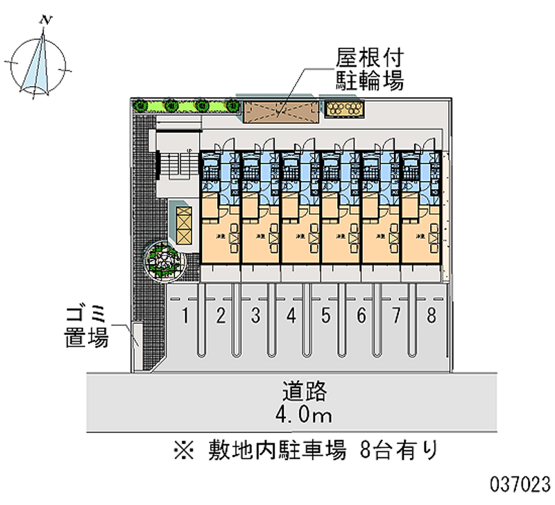 レオパレスＹＡＨＡＧＩⅡ 月極駐車場