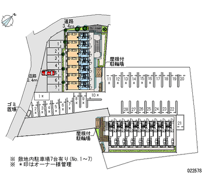 22578 Monthly parking lot