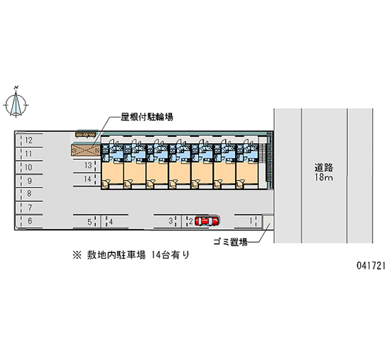 レオパレス祐久野 月極駐車場