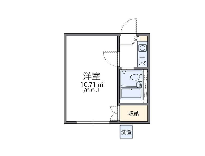 レオパレス豊田 間取図