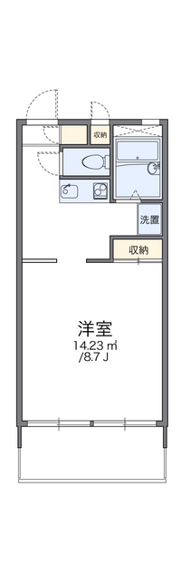 レオパレスシルバーストーン 間取り