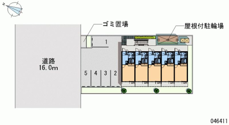 レオパレスアリビオ荒子 月極駐車場