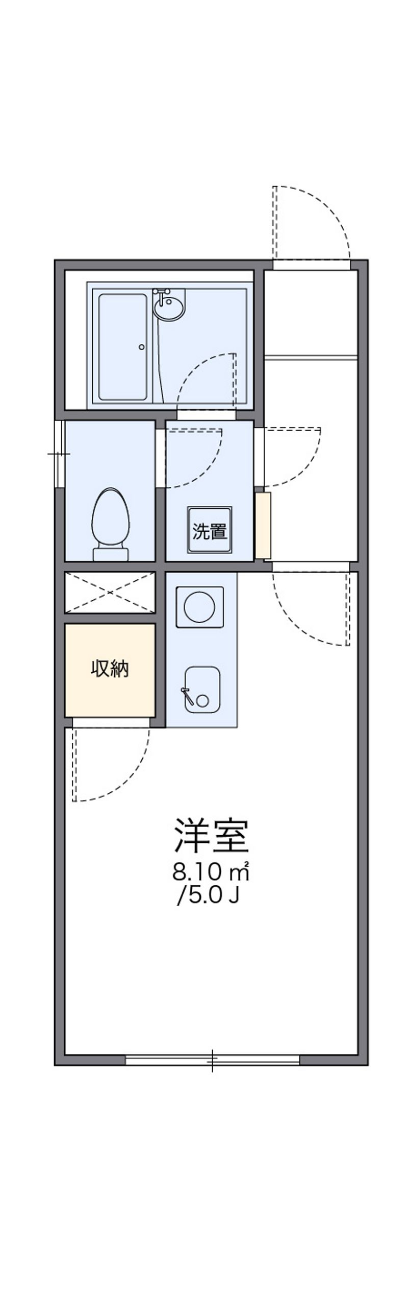 レオパレス南郷７丁目第１４ 間取図