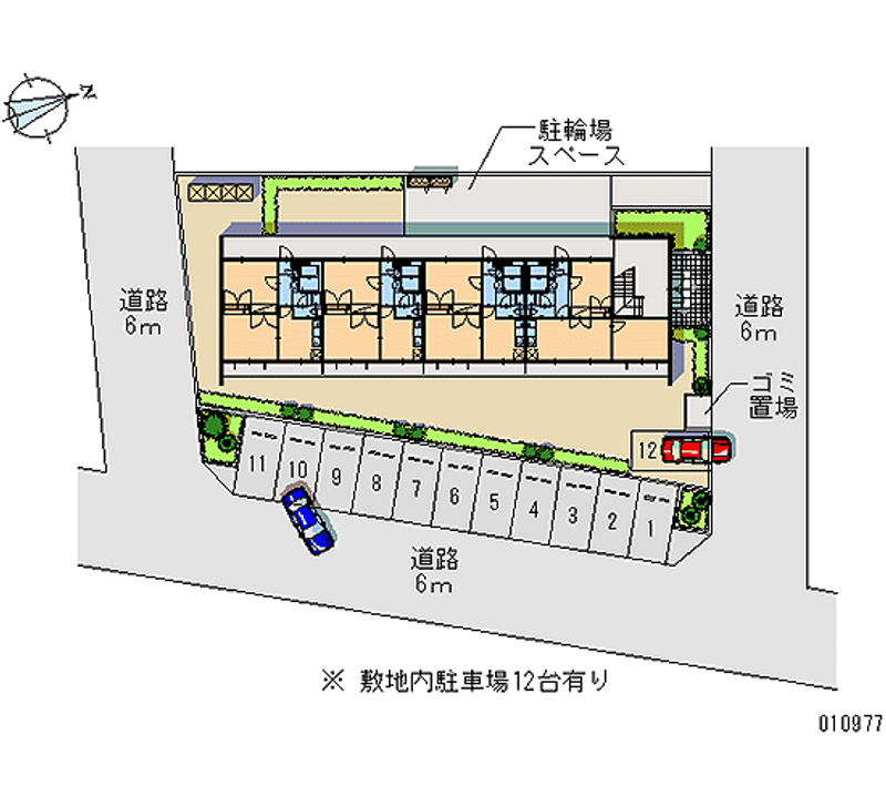 10977 Monthly parking lot