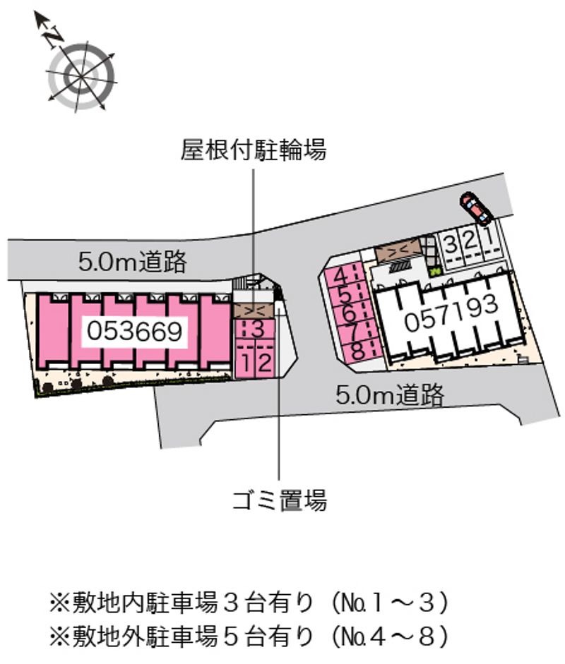 レオネクストたからＣ 配置図