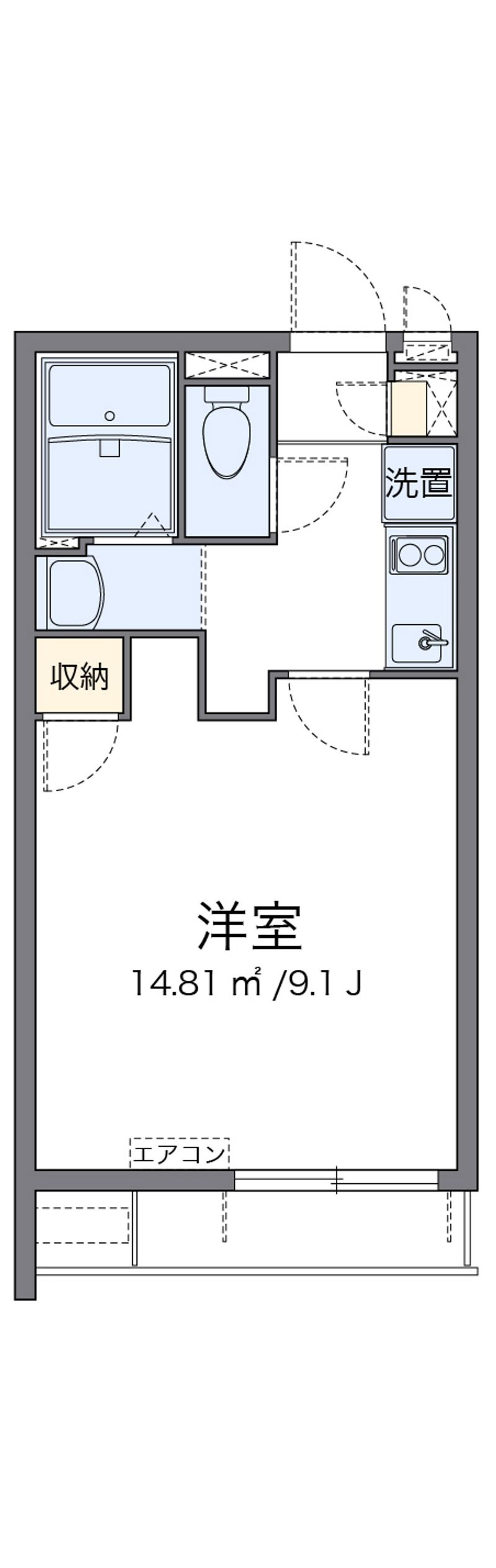 クレイノアルページュⅡ 間取図