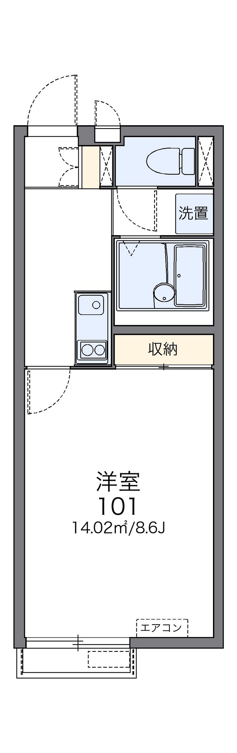 レオネクストラパンブランシュ 間取図