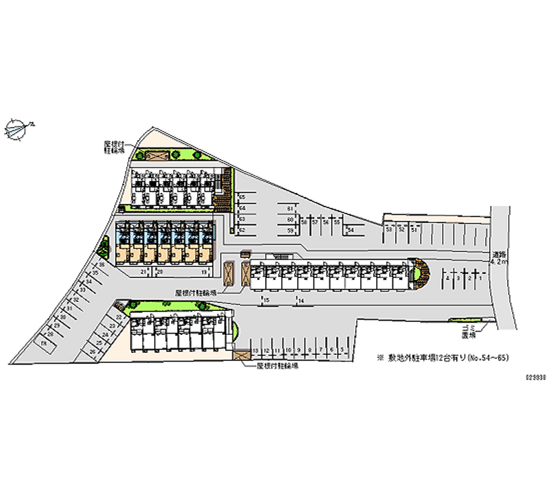 29338 Monthly parking lot