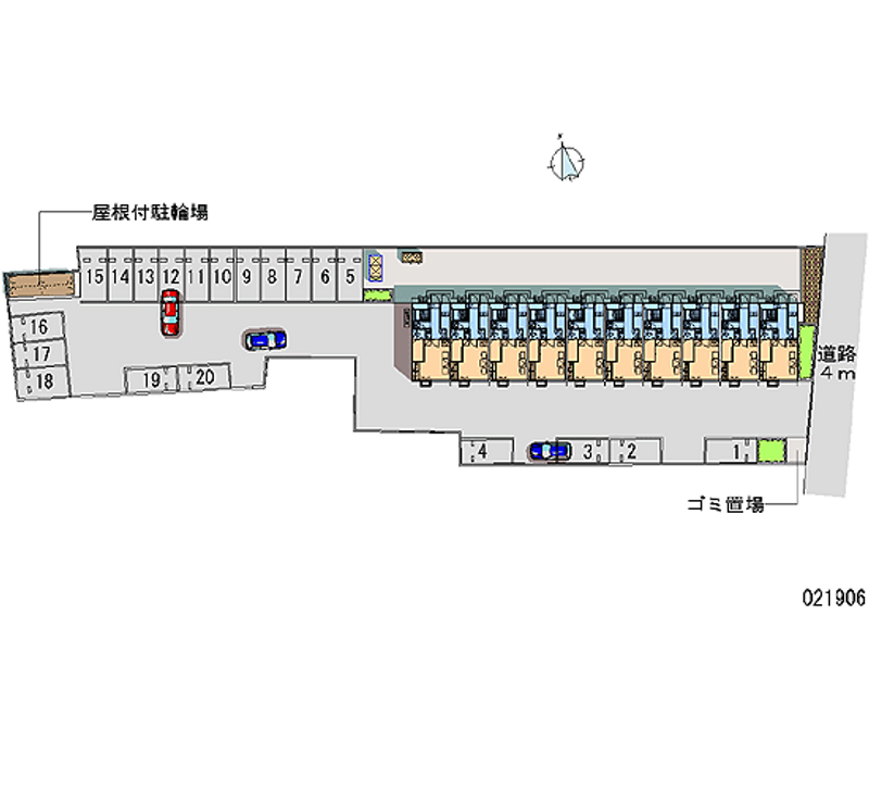 21906 bãi đậu xe hàng tháng