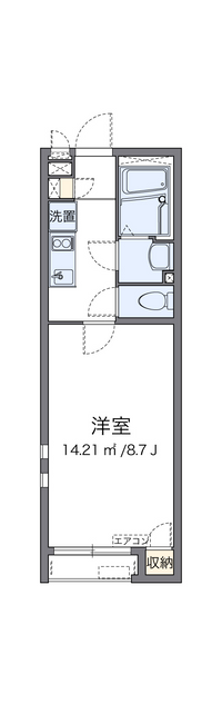 クレイノ豊春 間取り図