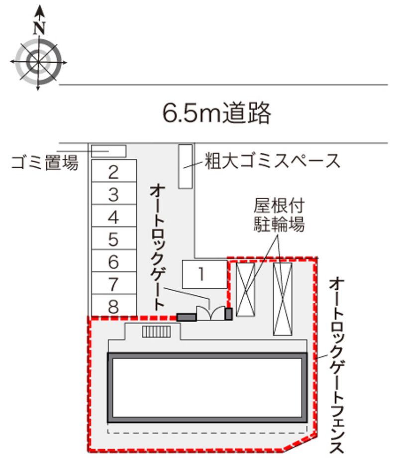 レオパレスＡＹＯＫＡ 配置図