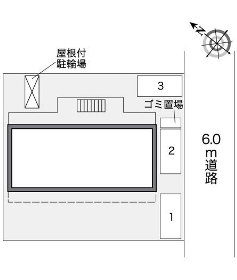 レオパレス希林館 配置図