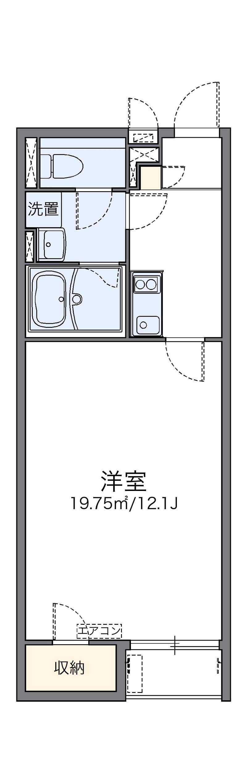 レオネクストシティーパレス２ 間取図