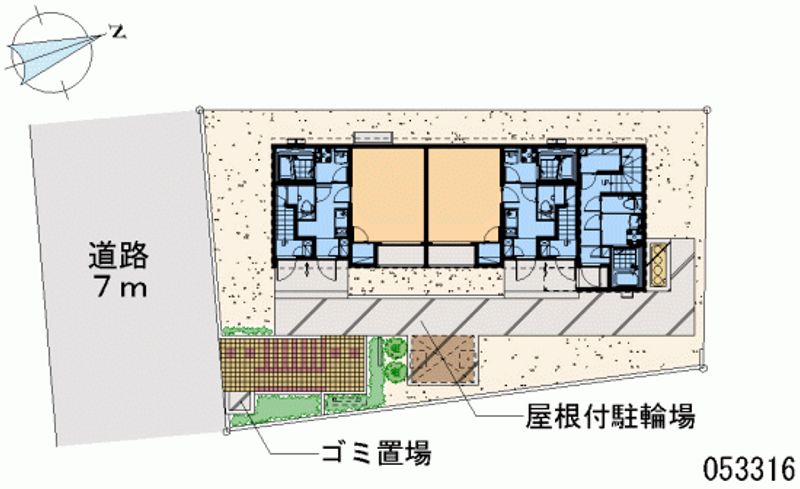 レオネクスト双葉ヶ丘 区画図