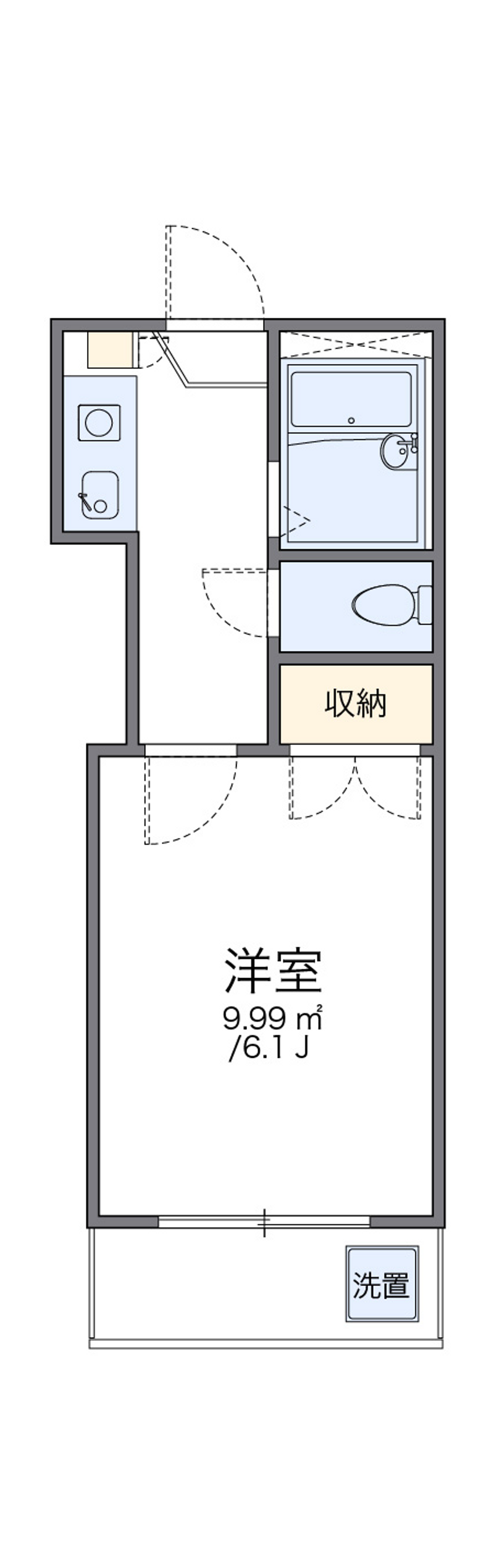 レオパレス板付Ⅱ 間取り