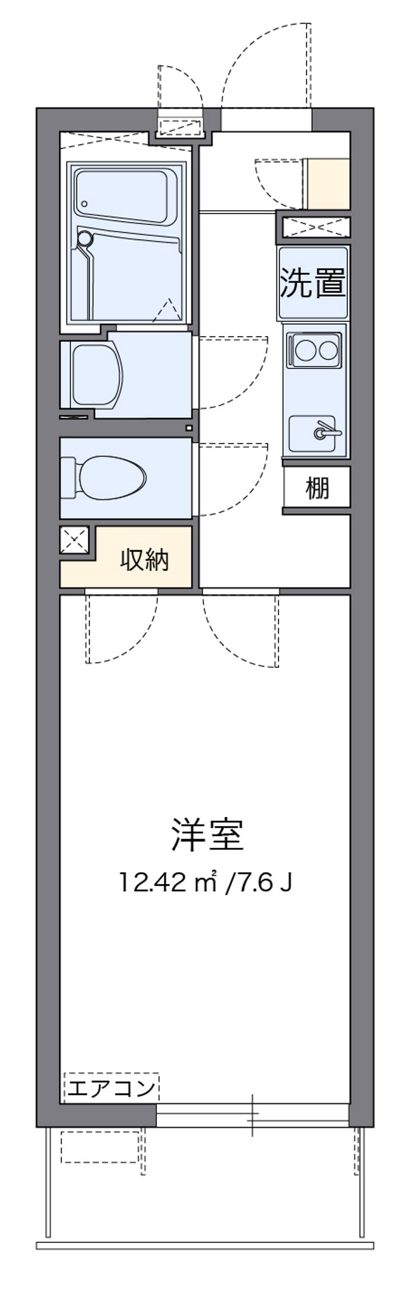 クレイノスクエア与野 間取図