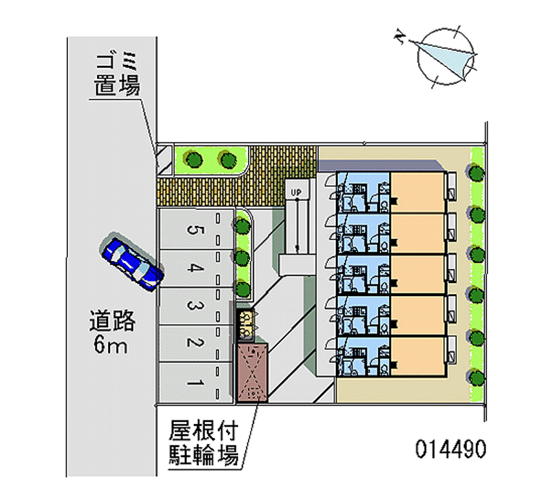 レオパレスコンフォート稲荷町 月極駐車場