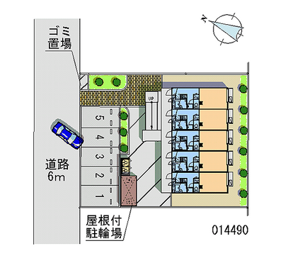 14490 Monthly parking lot