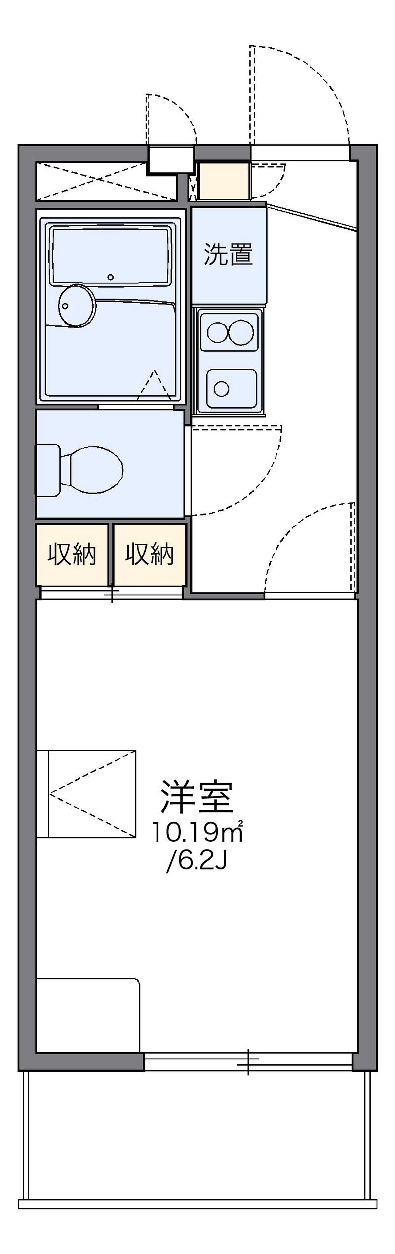 レオパレスＵ 間取図