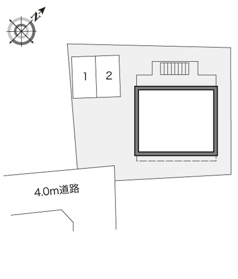 レオパレスプレミールＭ 配置図
