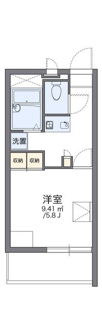 レオパレスゴールドヒルズ 間取り図