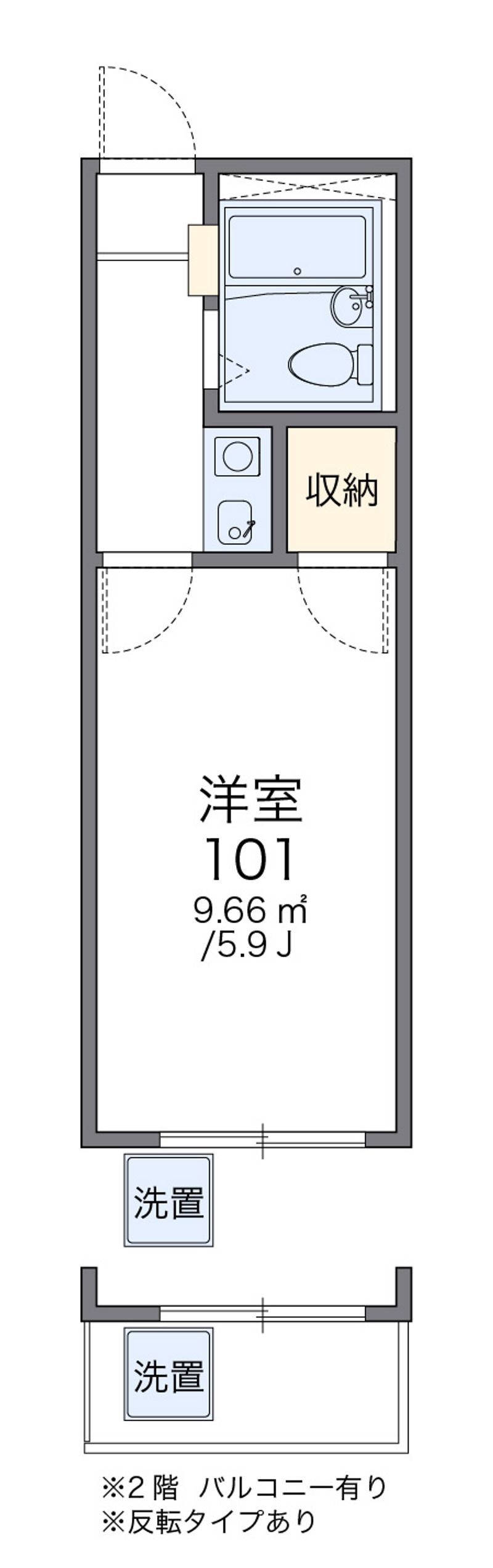 レオパレス金沢文庫第８ 間取図