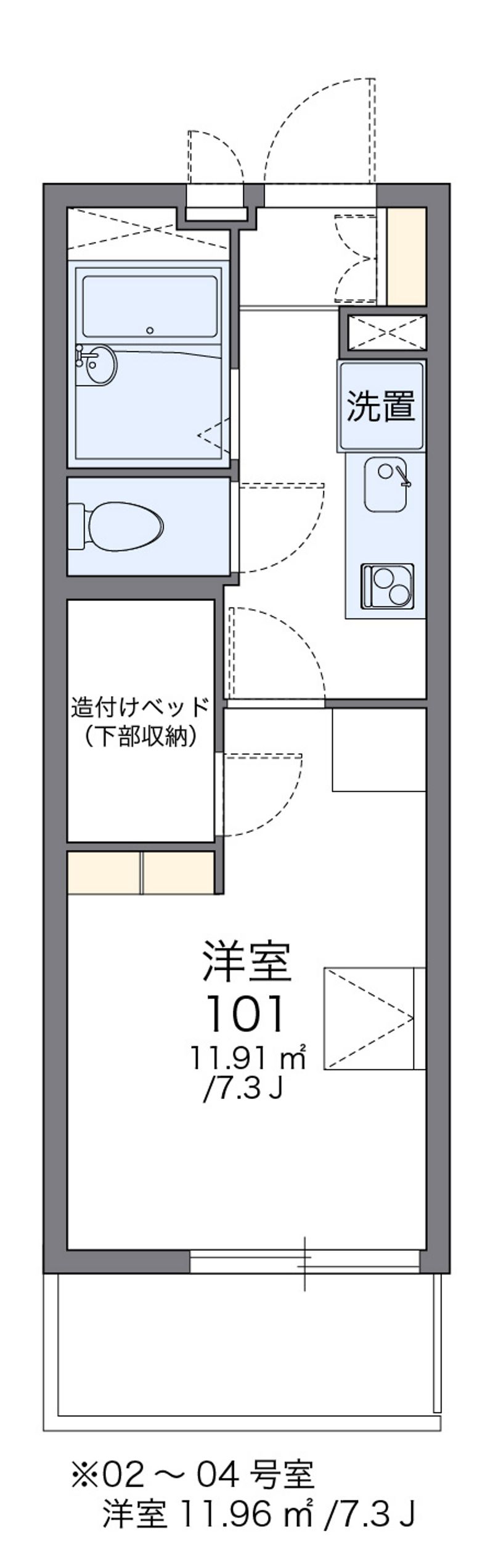 レオパレスＳｕｐｅｒｉｏ　友 間取図