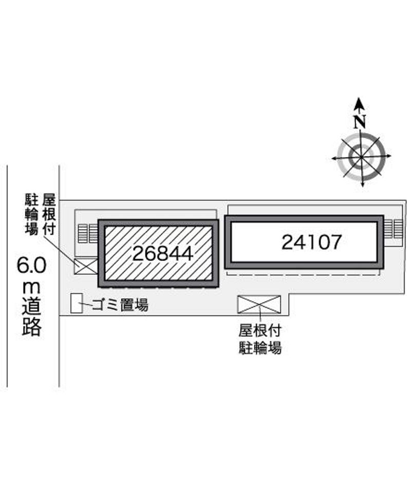 レオパレスボヌール 配置図