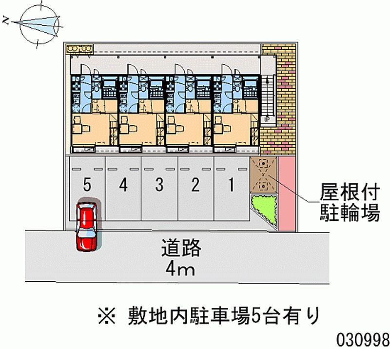 レオパレスのぞみ 月極駐車場