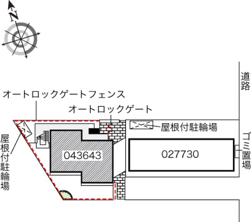 レオパレス明和第２ 配置図